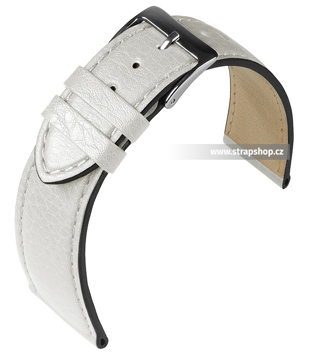 Řemínek k hodinkám EULIT Country - bílá (11) 16 mm pánský