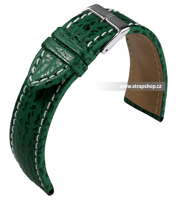 Řemínek k hodinkám BARINGTON Shark - zelená (60) 20 mm