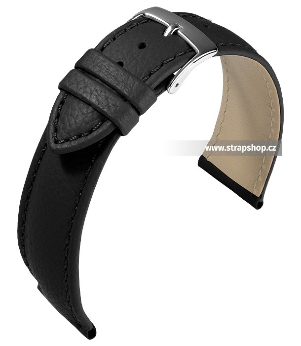 Řemínek k hodinkám BARINGTON Fancy Classic - černá (10) 16 mm pánský