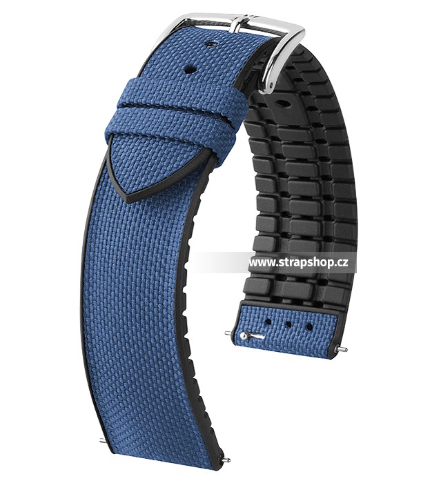 Řemínek k hodinkám HIRSCH Arne - modrá (80) 18 mm dámský
