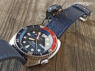 EULIT Canvas  - modrá - Seiko Prospex Sea & Roháč obecný